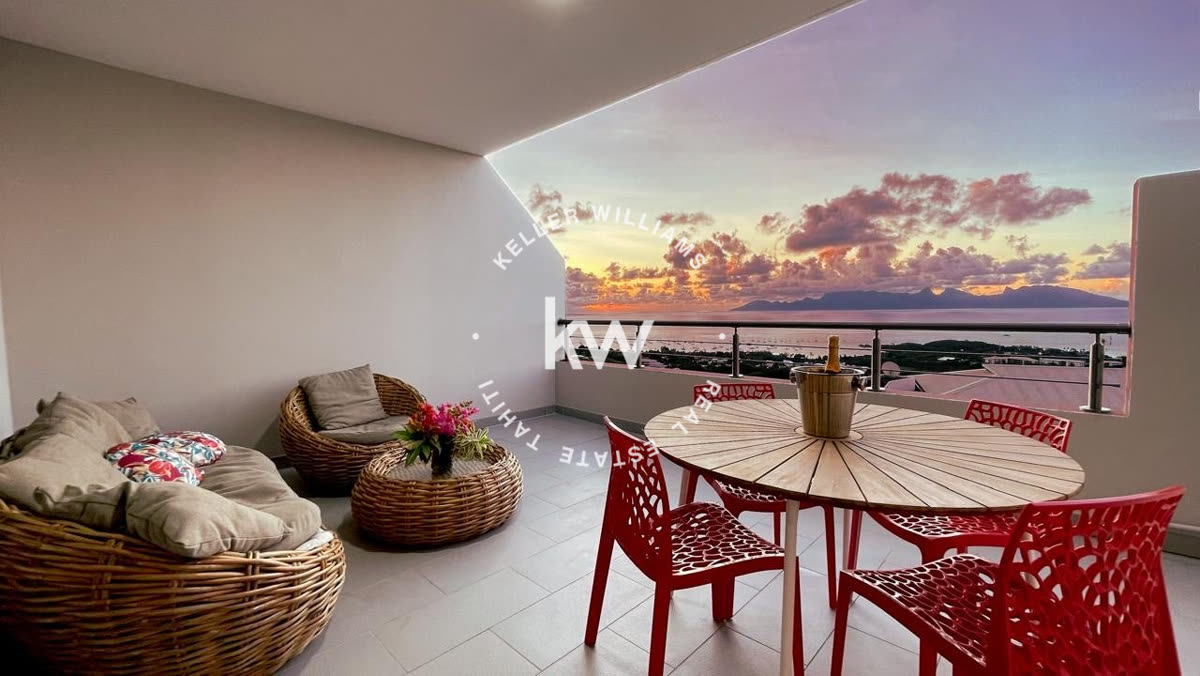 Appartement F2 avec piscine, Punaauia
