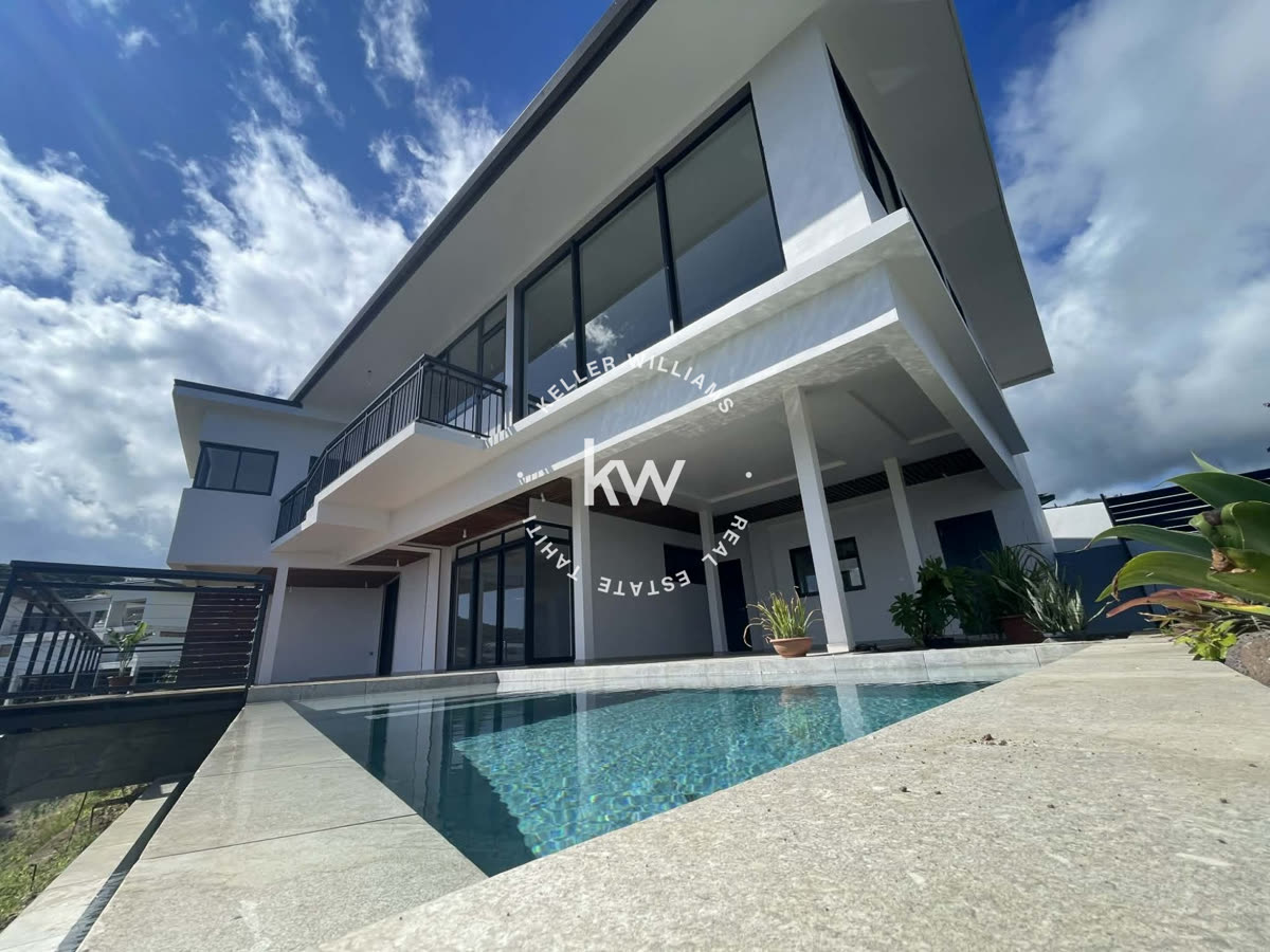 Maison F6 avec piscine, Punaauia